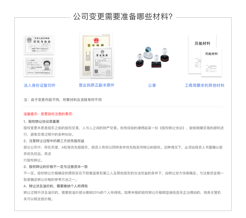 费用低变更营业执照代理